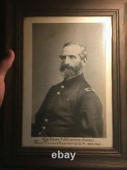 Surgeon 1st Michigan Engineers & Mechanics Framed Civil War Medical Photo
