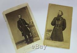 TWO CDV's Medal of Honor Civil War Gen. David Stanley Battle of Franklin, Tenn