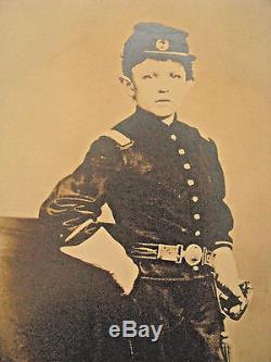 Tad Lincoln Photo In CIVIL War Uniform 19th Century Photograph