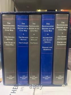 The Photographic History Of The Civil War 5 Volume Set with Slip Case
