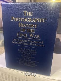 The Photographic History Of The Civil War 5 Volume Set with Slip Case