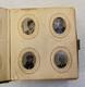 Tin Type Photo Album Civil War Era. 66 Photos 1860s Gem Miniature Bsk