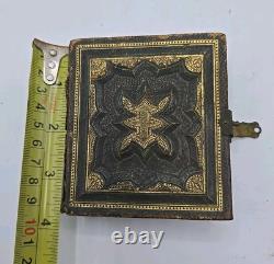 Tin Type Photo Album Civil War Era. 66 Photos 1860s Gem Miniature Bsk