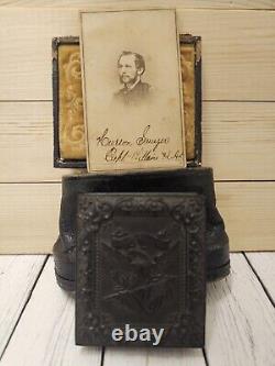 Tintype & CDV Lot Civil War Soldier ID'd Sawyer Hudson Capt 1st Maine Signed