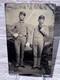 Tintype Image Of Cadet Soldiers, Post Civil War, Sword Brandish, Original Image