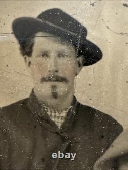 Tintype Of Two Civil War Soldiers-Brothers-Union/Confederate