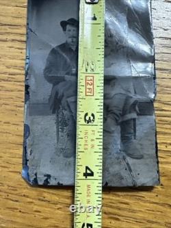 Tintype Of Two Civil War Soldiers-Brothers-Union/Confederate