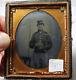 Tintype Photo Civil War Soldier Cased Image Ambrotype 1860s Rochester Ny