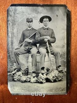Tintype Post Civil War Soldiers