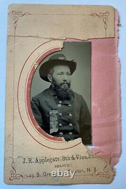 Tintype and Civil War Discharge of Pvt. Joseph Walton 1st New Jersey Light Arty