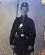 Tintype Of Armed Civil War Soldier Standing