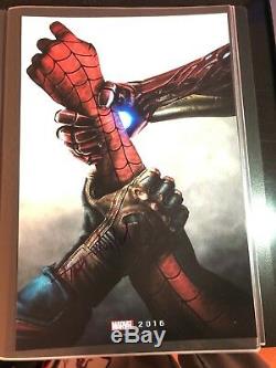 Tom Holland Signed Captain America CIVIL War 12x18 Poster Photo Spider-man Auto4