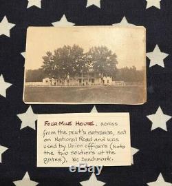Two Rare Original CDV Images Camp Chase Ohio CIVIL War Prison 88th Ovi Columbus