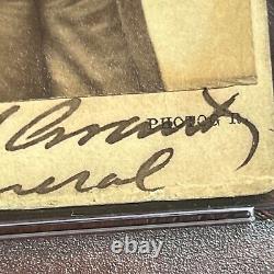 ULYSSES S. GRANT PSA Scarce AUTOGRAPH CDV Photo SIGNED Civil War