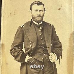 ULYSSES S. GRANT PSA Scarce AUTOGRAPH CDV Photo SIGNED Civil War