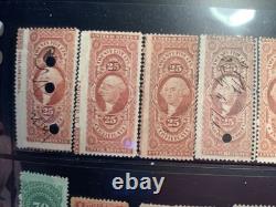 US 1860-1871 REVENUE COLLECTION with R116, R129, Civil War Photo, etc lot of 23