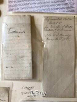 US Civil War Soldier Lot Major Adam Cyrus Reinoehl GAR Medals Letters Documents