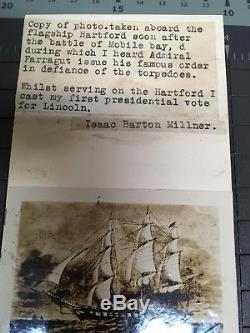 U. S. Naval Seaman Civil War photo and post photo with provenance