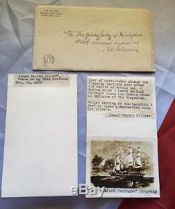 U. S. Naval Seaman Civil War photo and post photo with provenance