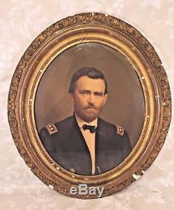 Ulysses S Grant Chromolithograph Middleton & Co in Uniform Civil War 1865
