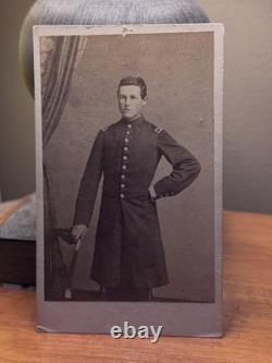 Unidentified Young Federal Officer in Frock Coat, American Civil War