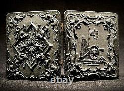 Union Camp CIVIL War Thermoplastic Case & Tintype Of Soldier's Wife Ex+ Cond