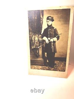 Union Civil War Officer by James Presley Ball African American Photographer CDV