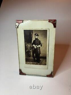 Union Civil War Officer by James Presley Ball African American Photographer CDV