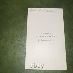 Union General F. P. Blair CDV, Published By E. Anthony, New York