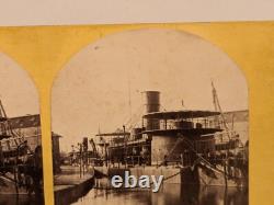 United States Monitor Miantonomoh Stereoview Photo Navy Civil War