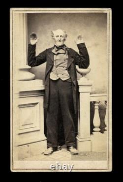 Unusual 1860s CDV Photo Poss Virginia City Nevada Territory Rare Pose Political