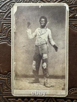 Unusual 1860s Cdv Of An ID'd Civil War Era Performer Rare