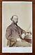 Unusual Cdv Of Man Posing W Pears 1860s Civil War Era Connecticut Photographer