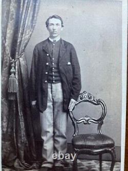 Uriah Dowlar 110th OVI Ohio Volunteer Infantry POW wounded CDV photo Phila. Mark