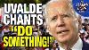 Uvalde Residents Chant Do Something To Joe Biden During Photo Op