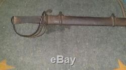 VERY RARE civil war confederate georgia double G stamped sabre VERY RARE