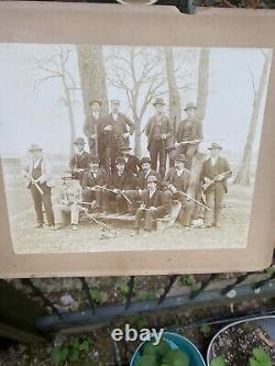 VTG 1910 Photo Boonville Missouri Gun Club Identified Hunting Shooting Civil War