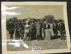 VTG 1930s PHOTO ALBUM! UNION ARMY CIVIL WAR REENACTMENT! HORSES/SOLDIERS/OFFICER
