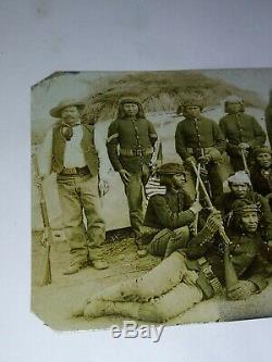 Very Rare Civil War Indian Tintype Military Soldier Confederate