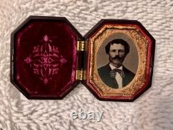 Vintage 1800's Daguerreotype in Union case. Highly Sought After And Collectible