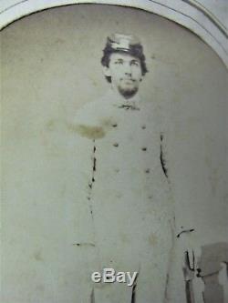 Vintage Album Tintype & Photo OH Ohio Confederate Soldier Civil War Era