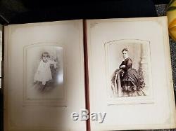 Vintage Antique 1800s 1863 Victorian-civil war era Album Tintype Sepia photo