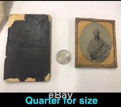 Vintage Civil War Photo Confederate + Bible +Bag-Historic Lot(MUST see/read)