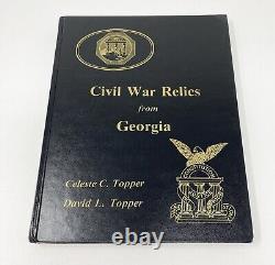 Vintage Civil War Relics Weapons From Georgia Picture Book Signed 1st Printing