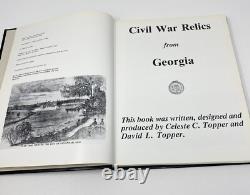 Vintage Civil War Relics Weapons From Georgia Picture Book Signed 1st Printing