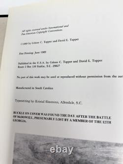 Vintage Civil War Relics Weapons From Georgia Picture Book Signed 1st Printing