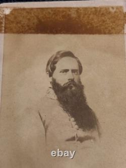 Vintage E & H. T. Anthony Civil War CDV Of General Fitzhugh Lee CSA Signed