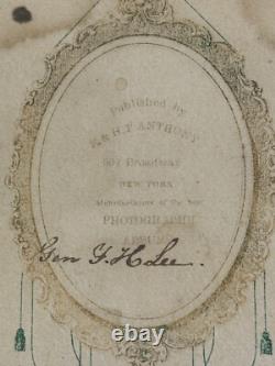 Vintage E & H. T. Anthony Civil War CDV Of General Fitzhugh Lee CSA Signed