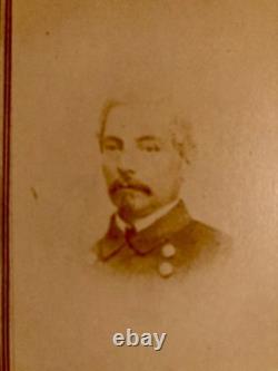 Vintage General PGT Beauregard Civil War Cabinet Card Photograph