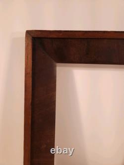 Vintage Harlequin Pair Of Civil War Era Wood Picture Frames c. 1860 Original